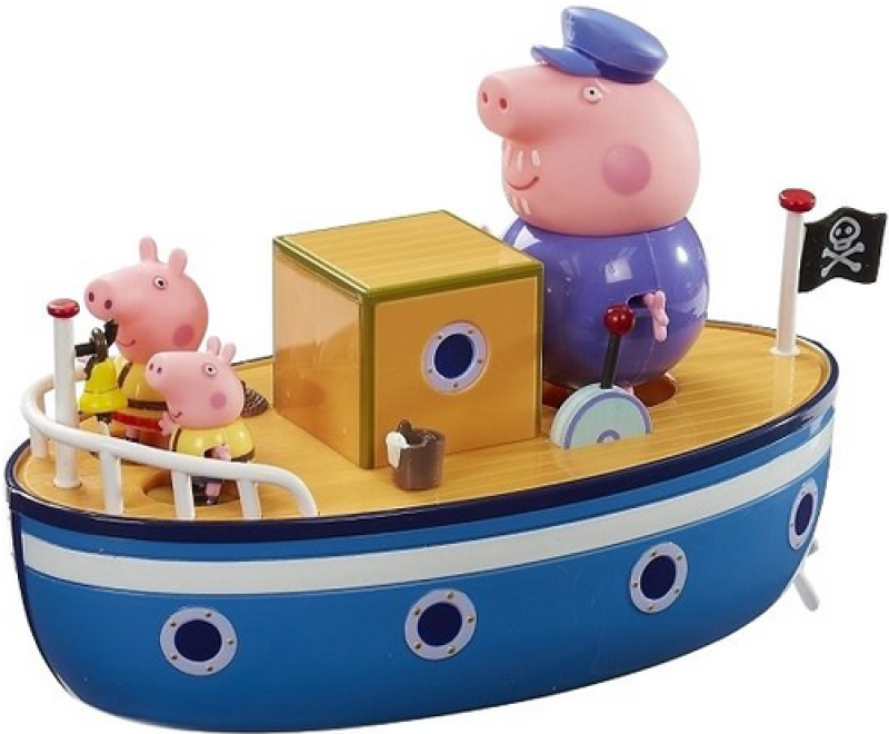 Świnka Peppa i Łódka - Popłyńmy w Morze!